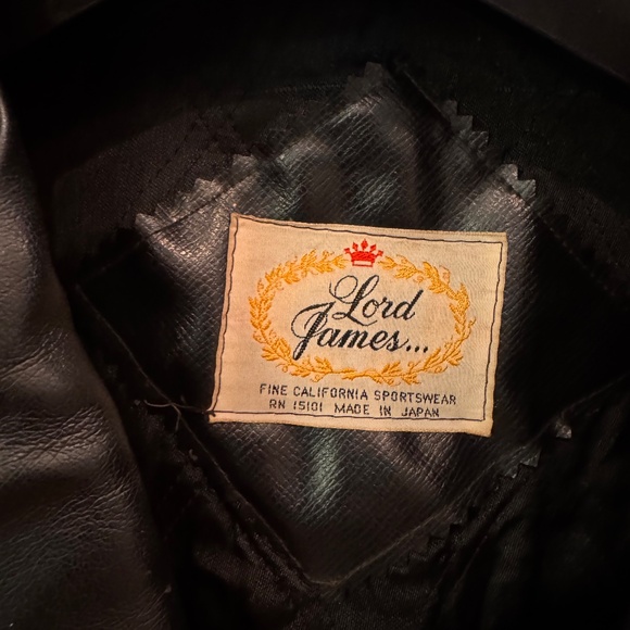 Vintage Lord James (made in Japan) Faux Leather Jacket Size M women's - Picture 6 of 12